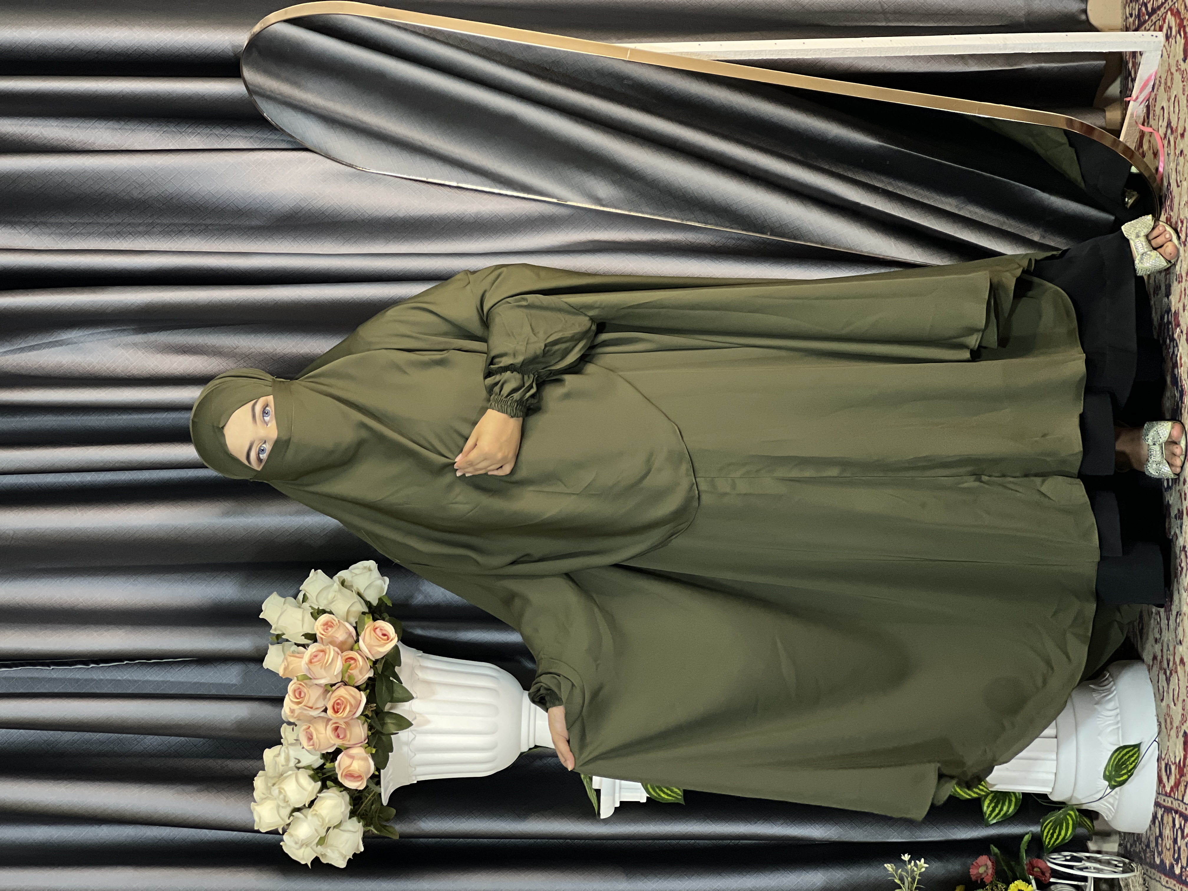 Long Khimar Olive
